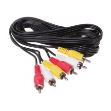 Кабель соединительный DEXP RCA x3 - RCA x3