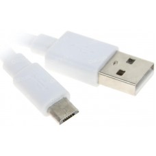 Кабель DEXP micro USB - USB белый 0.2 м